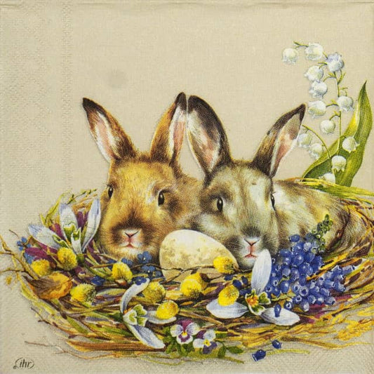 Cuddly Bunnies Napkins