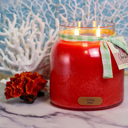 Coral Reef Scented Candle - 22 Oz, Double Wick, Mama Jar Treasures of my HeART