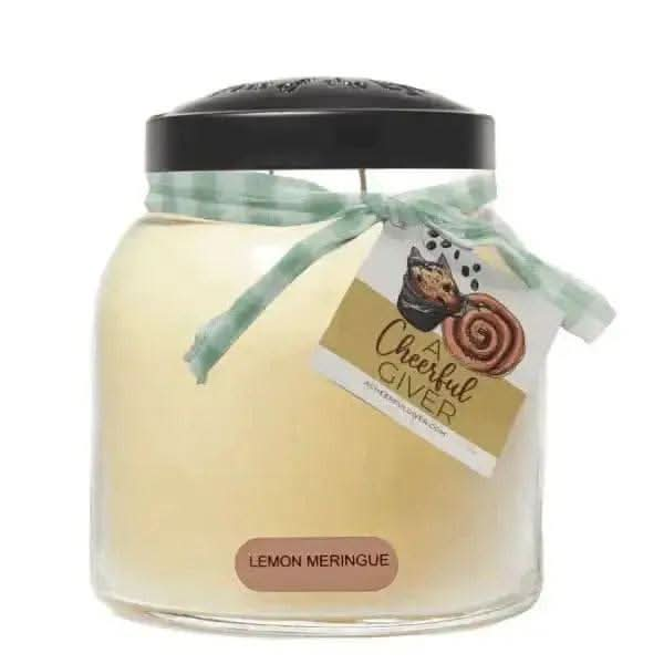 Lemon Meringue - 34 Oz, Double Wick, Papa Jar Treasures of my HeART