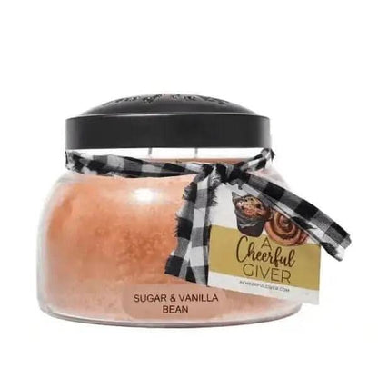 Sugar & Vanilla Bean Scented Candle - 22 Oz, Double Wick, Mama Jar Treasures of my HeART