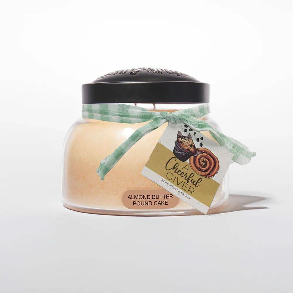 Rich Almond Butter Pound Cake Candle - 22 oz Mama Jar Treasures of my HeART