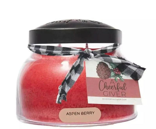 Aspen Berry Scented Candle - 22 oz, Double Wick, Mama Jar Treasures of my HeART