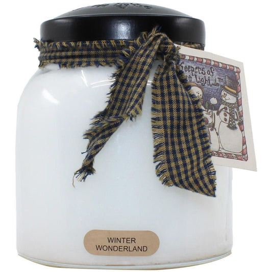 Winter Wonderland- 34 Oz, Double Wick, Papa Jar - Treasures of my HeART