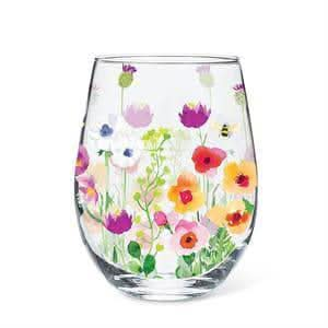 Bee Garden Stemless Wine Glass Treasures of my HeART