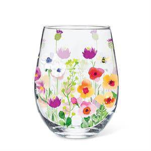 Bee Garden Stemless Wine Glass - Treasures of my HeART