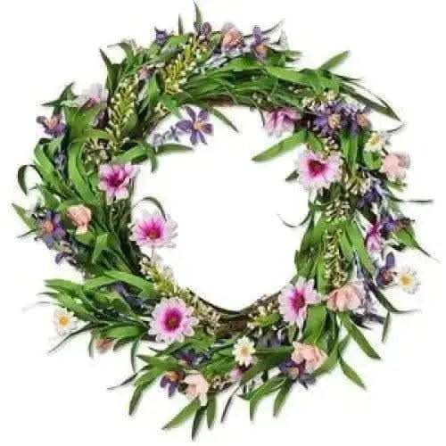 Large Pink Floral Wreath Treasures of my HeART