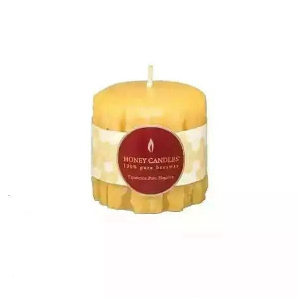 Heritage Drip Natural Beeswax Pillar Candles - Small Treasures of my HeART