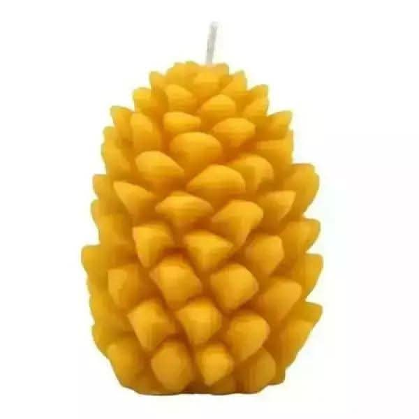 Natural Beeswax Ponderosa Pine Cone Candle Treasures of my HeART