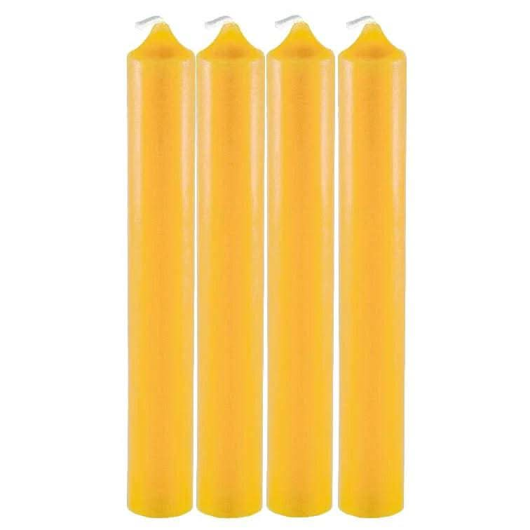 6-Inch Natural Beeswax Tube Candles - Clean Burning, Drip-Free Treasures of my HeART