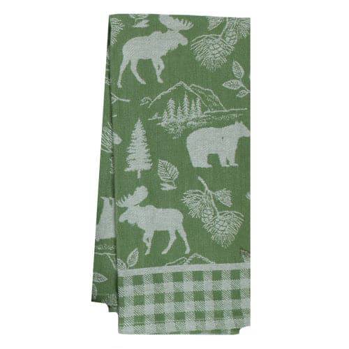 Pinecone Trail Jacquard Tea Towel - Treasures of my HeART