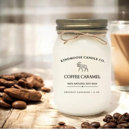 Coffee Caramel Soy Candle - Treasures of my HeART