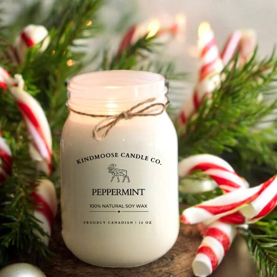 Peppermint Soy Candle - Treasures of my HeART