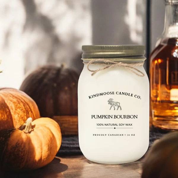 Pumpkin Bourbon Soy Candle - Treasures of my HeART