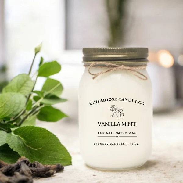 Vanilla Mint Soy Candle - Treasures of my HeART