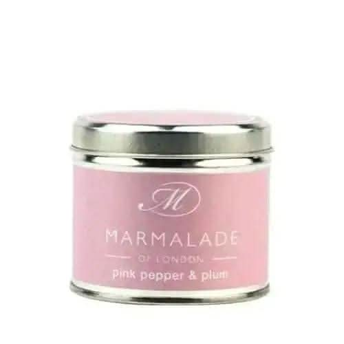 Pink Pepper And Plum Medium Tin Candle Treasures of my HeART