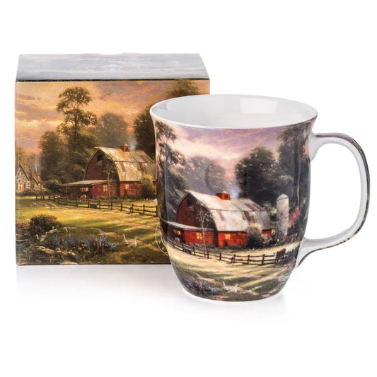 Kinkade 'Sunset at Riverbend' Farm Java Mug - Treasures of my HeART