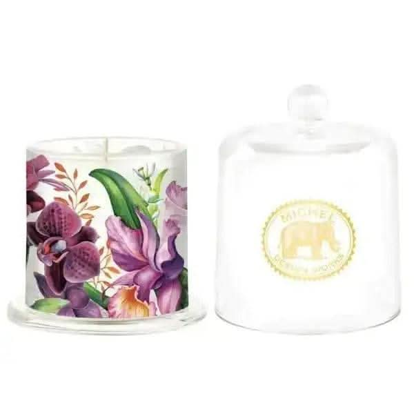 Orchid Cloche Candle Treasures of my HeART