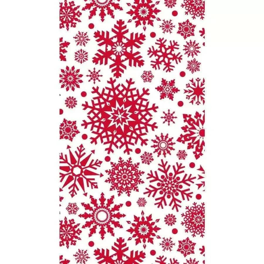 NAPKINS RED SNOWFLAKES Treasures of my HeART