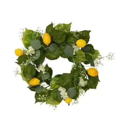 Summer Wreath With Lemons Treasures of my HeART