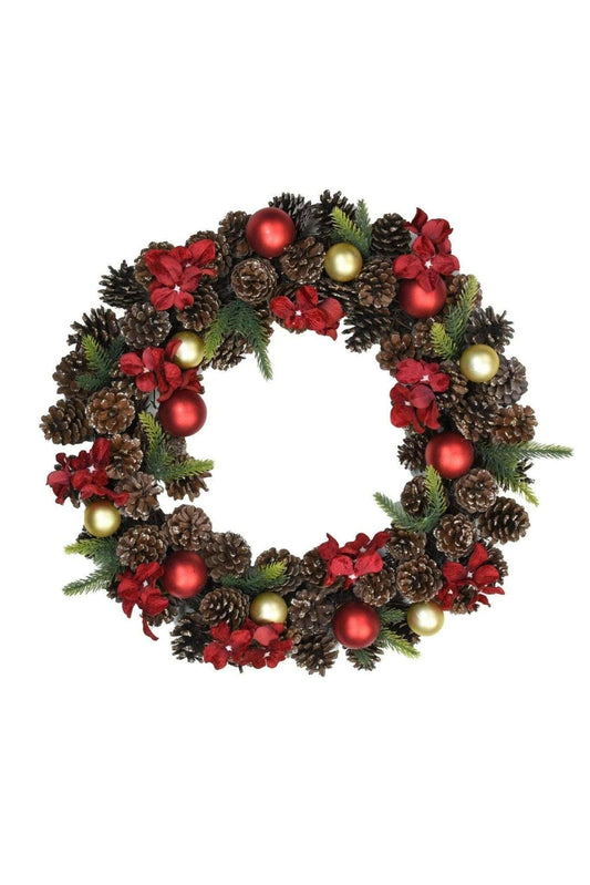 Brown Pinecone Wreath - Treasures of my HeART