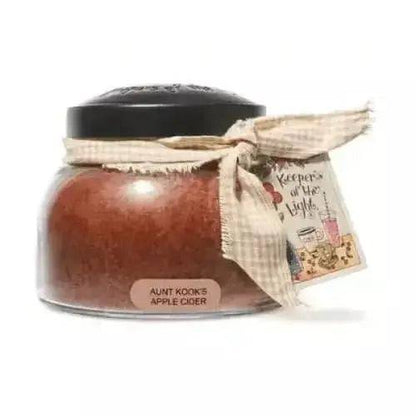 Aunt Kook's Apple Cider Scented Candle - 22 Oz, Mama Jar - Treasures of my HeART