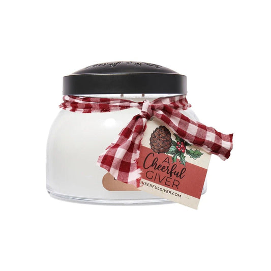 Candy Cane Scented Candle - 22 Oz, Mama Jar - Treasures of my HeART