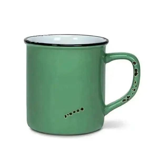 Enamel Look Mug Forest Green Treasures of my HeART