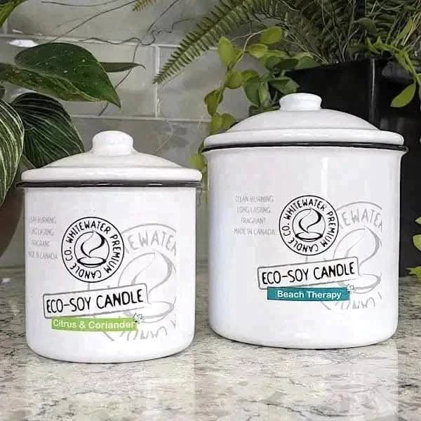 Enamelware 9oz Candle - Pineapple Cilantro Treasures of my HeART