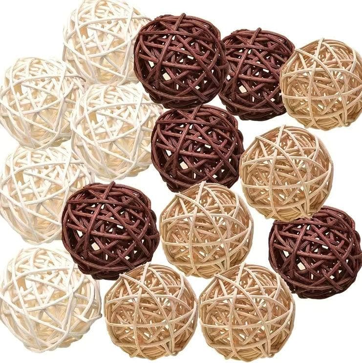 Natural Rattan Decorative Balls | Treasures of my HeART